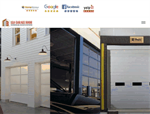 Tablet Screenshot of lga-garagedoor.com